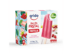 PACK 4 CAJAS GRIDO FRUTAL FRUTILLA X20
