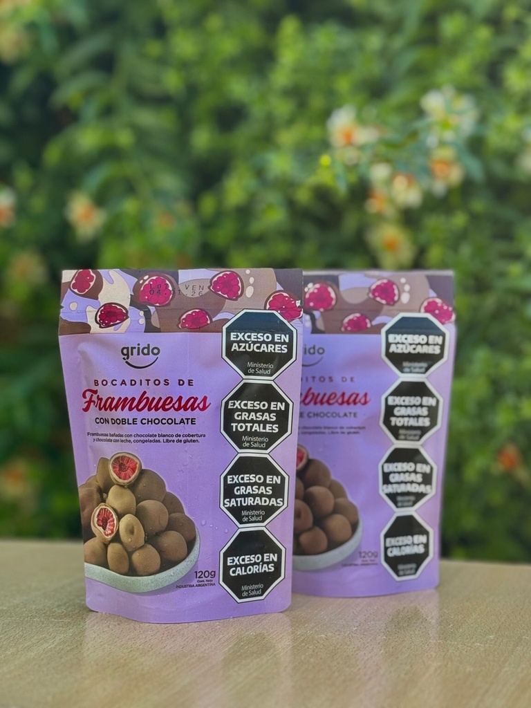 FRAMBUESAS DOBLE CHOC. 24 U X 120G GR