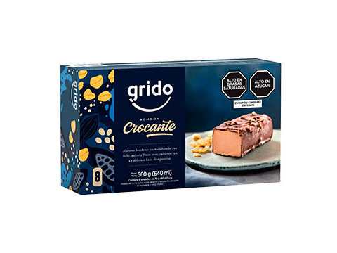 PACK 6 CAJAS BOMBON CROCANTE X8 - GRIDO