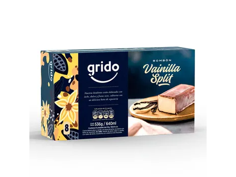 PACK 6 CAJAS BOMBON VAINILLA SPLIT X 8