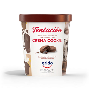 POTE X 1LT CREMA COOKIE - GRIDO  